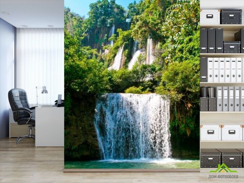 выбрать Фотообои Водопад, вода, зелень Фотообои Природа на стену