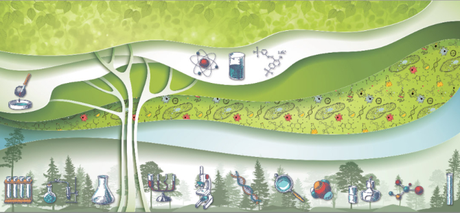 Фотообои Современный кабинет биологии