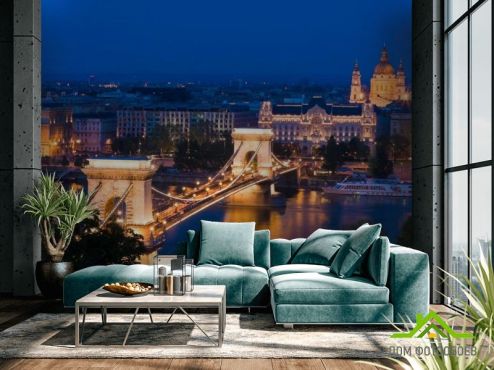 выбрать Фотообои Будапешт,столица Венгрии Фотообои Город на стену