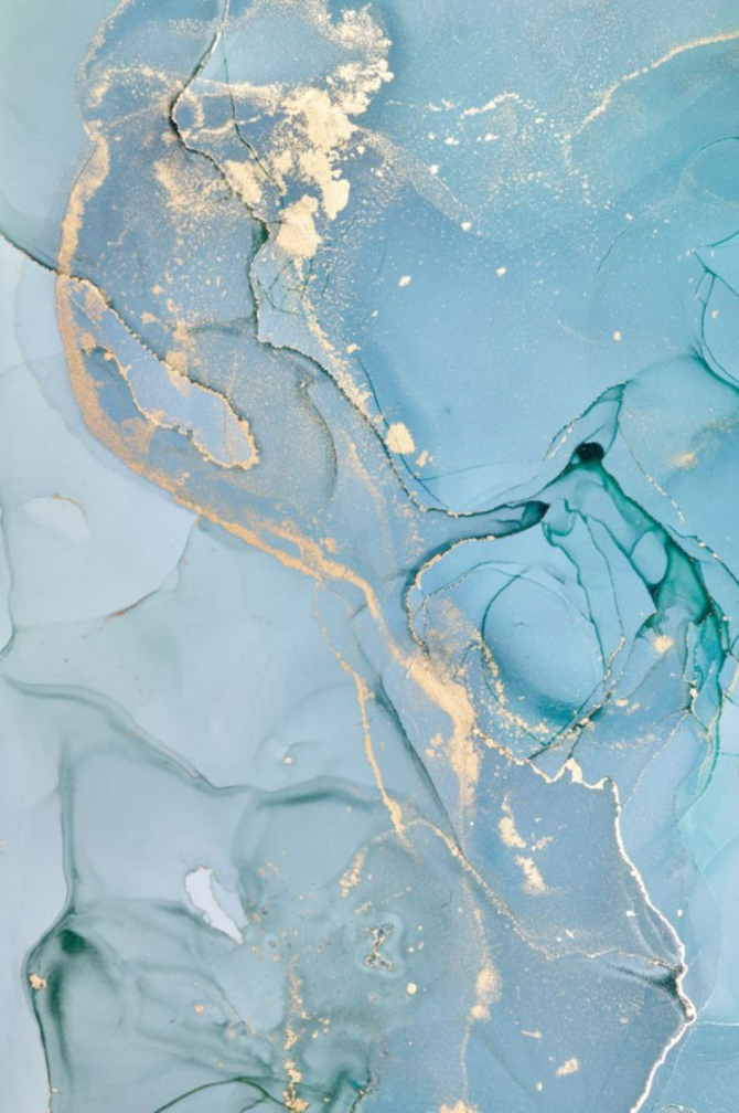 Фотообои Голубой Fluid art