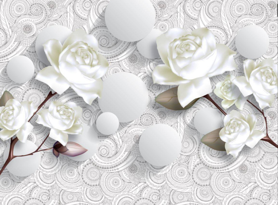 выбрать Фотообои 3D розы Каталог фотообоев на стену