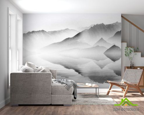 выбрать Фотообои Туманные горы Фотообои Восточный стиль на стену