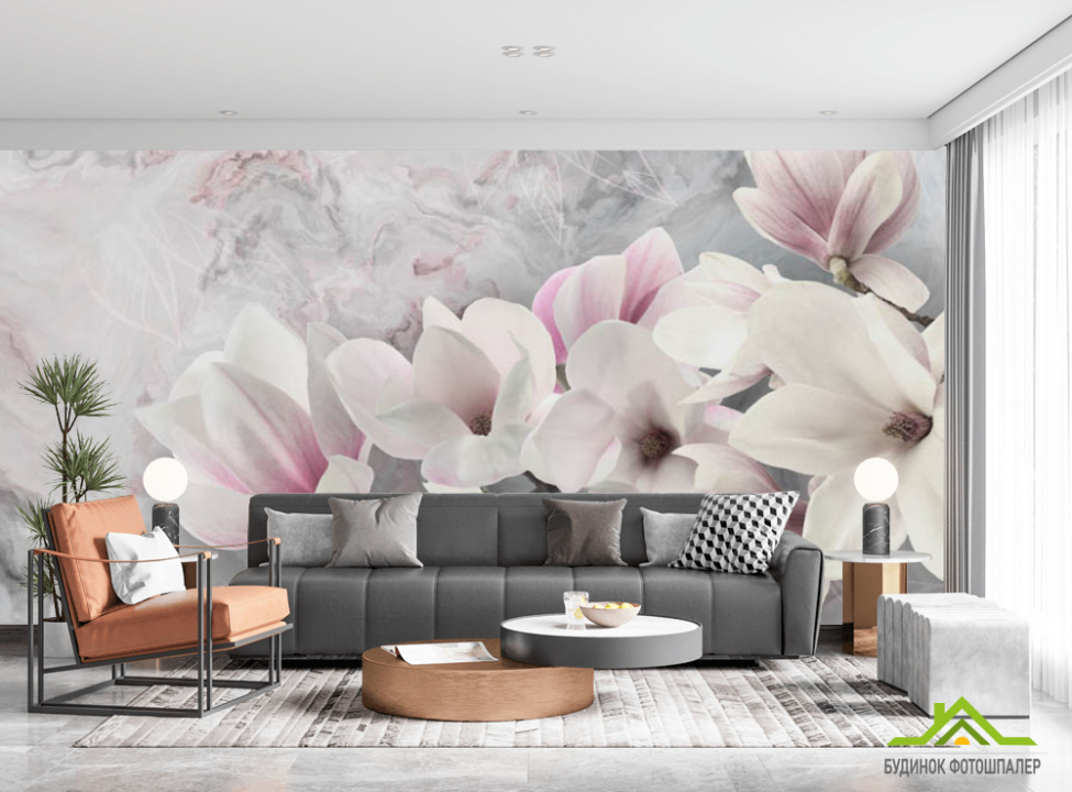 выбрать Фотошпалери рожева Магнолія Каталог фотошпалер на стіну