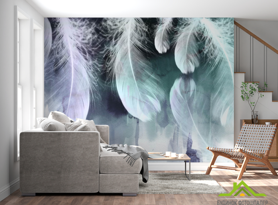 выбрать Фотошпалери повітряні пір'я Каталог фотошпалер на стіну