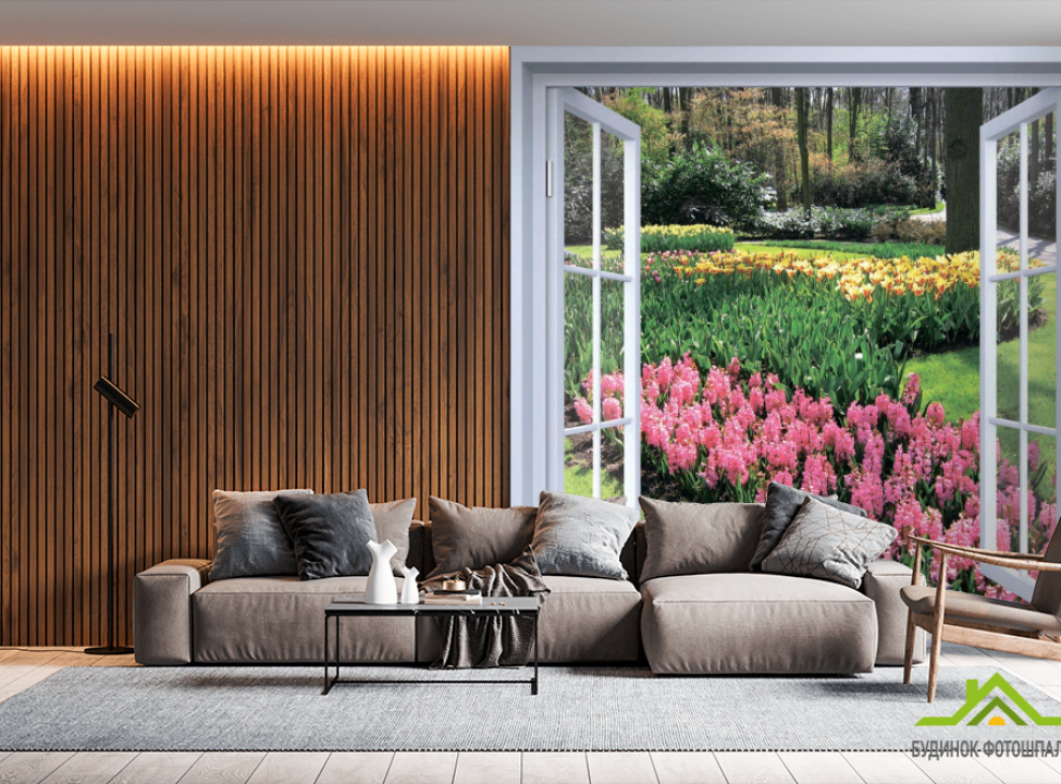 выбрать Фотошпалери Вид на квіти Каталог фотошпалер на стіну