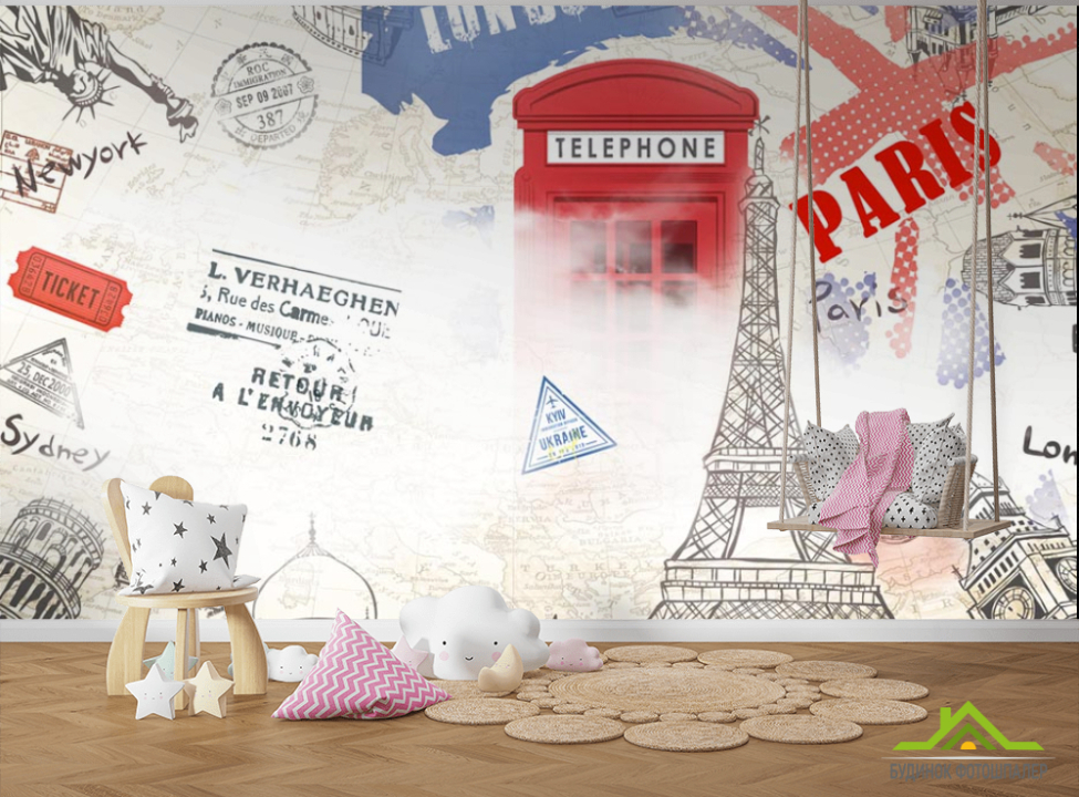 выбрать Фотообои Принт для тинейджера Фотообои для подростка на стену