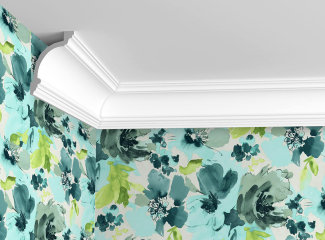 Как клеить потолочный плинтус на обои