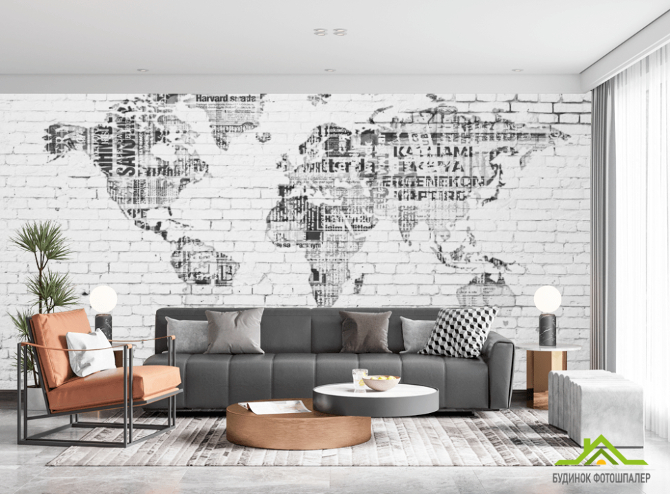 выбрать Фотообои карта мира Каталог фотообоев на стену