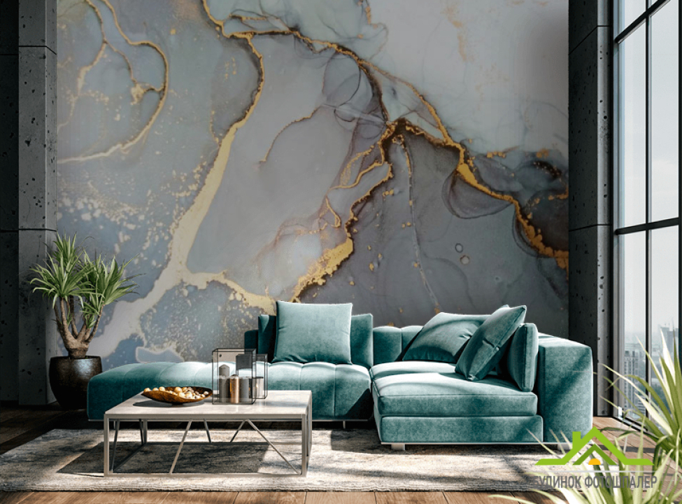 выбрать Фотообои fluid art золотой Каталог фотообоев на стену