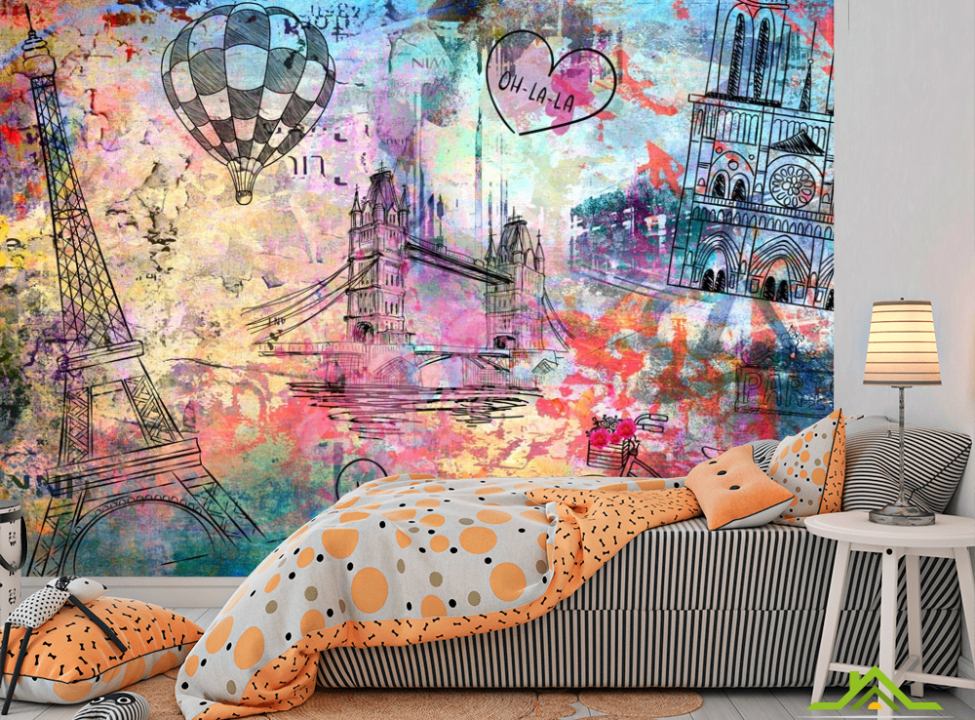 выбрать Фотошпалери Різнобарвна архітектура Каталог фотошпалер на стіну