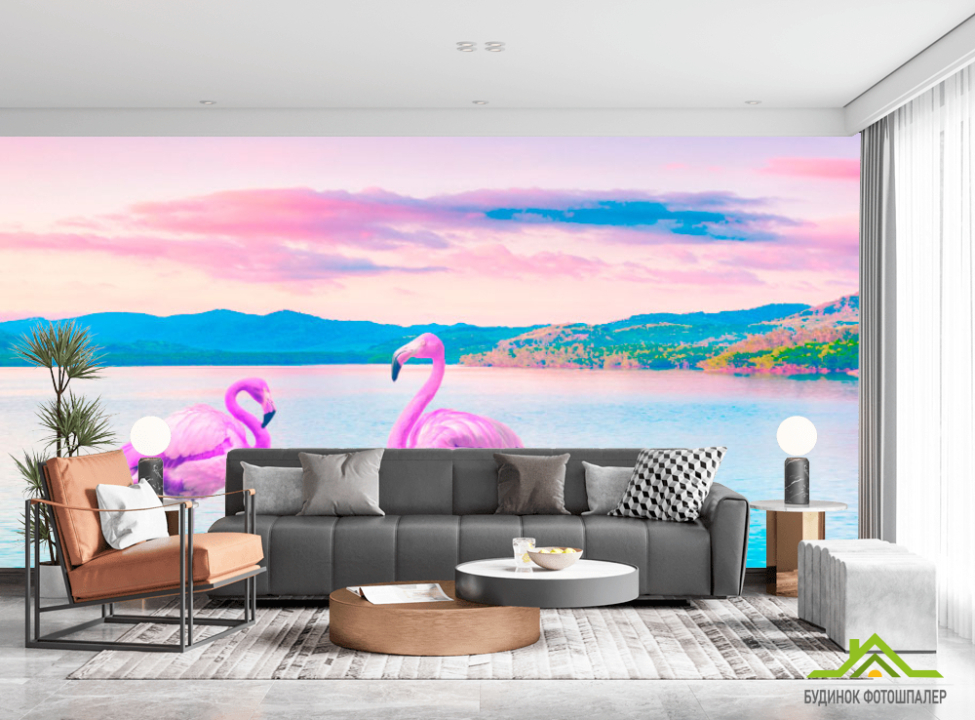 выбрать Фотошпалери Фламінго Каталог фотошпалер на стіну