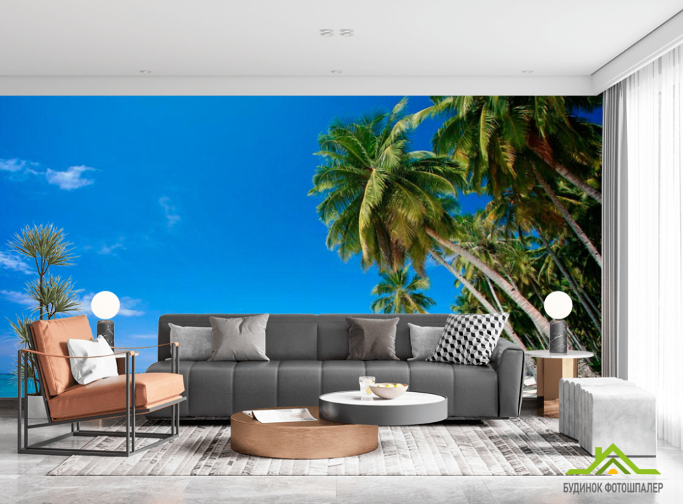 выбрать Фотообои Солнце, пальмы, пляж Фотообои Море на стену