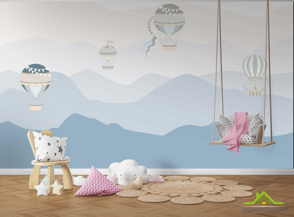 выбрать Дитячі фотошпалери гори в скандинавському стилі Фотошпалери Little kids на стіну