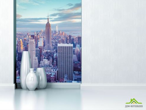 выбрать Фотошпалери висотки Нью Йорка Фотошпалери, колір: «вертикальна» на стіну