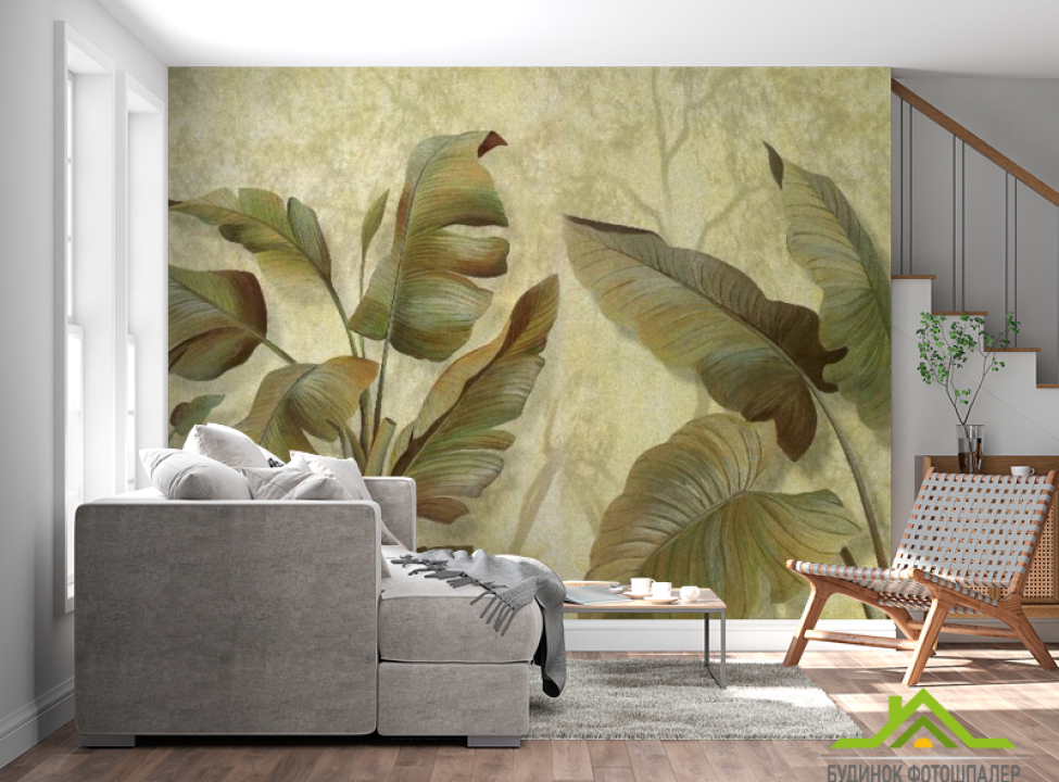 выбрать Фотошпалери Бананові листя Каталог фотошпалер на стіну