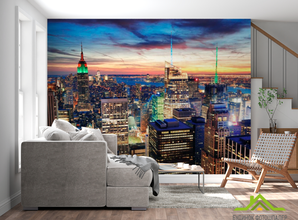 выбрать Фотошпалери Верхівки будинків Гонконгу Каталог фотошпалер на стіну