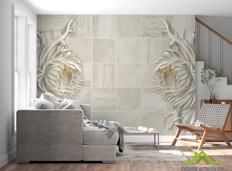 выбрать Фотообои Гипсовая георгина Каталог фотообоев на стену
