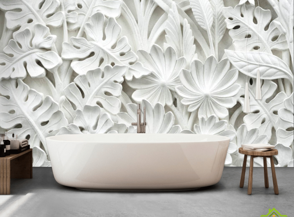 выбрать Фотошпалери 3D квіти Фотошпалери в ванну на стіну