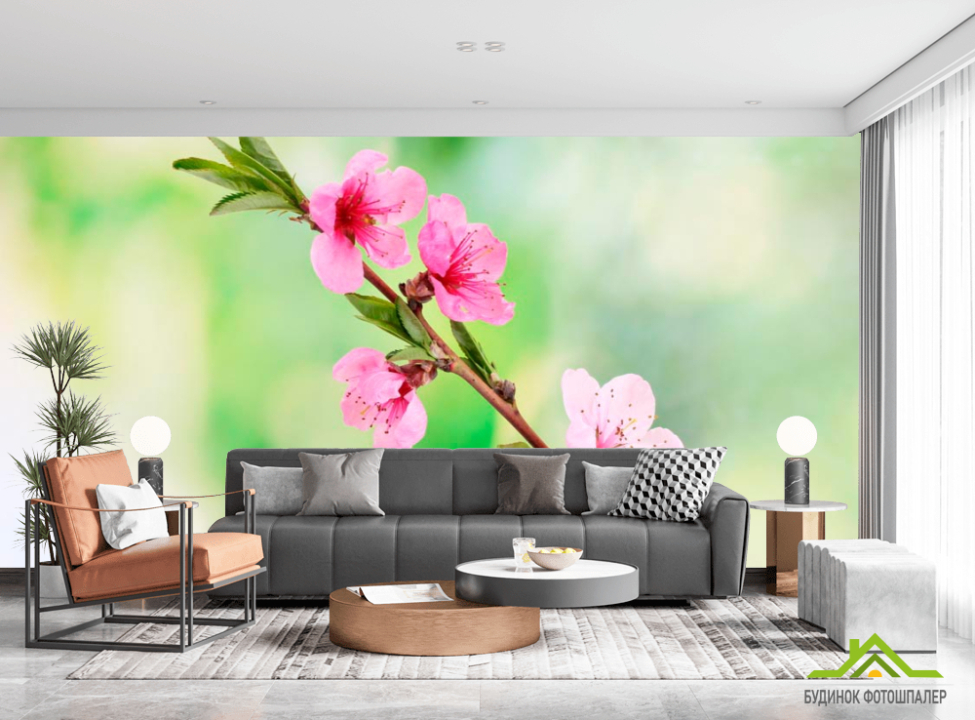 выбрать Фотообои Распустившиеся цветы весной Каталог фотообоев на стену