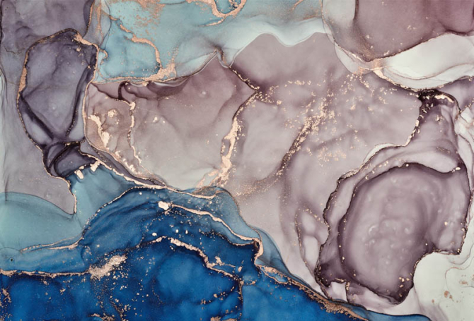 Фотошпалери fluid art в блідих тонах