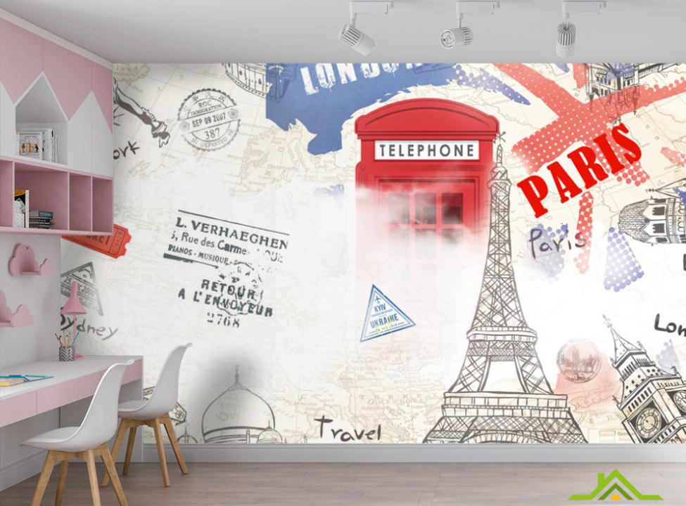 выбрать Фотошпалери Принт для тінейджера Каталог фотошпалер на стіну