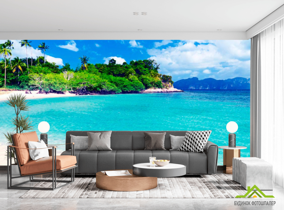 выбрать Фотошпалери Бірюзовий затока Каталог фотошпалер на стіну