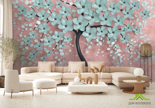 выбрать Фотообои Мятное дерево Фотообои Фотообои 3D барельеф: горизонталная, горизонтальная ориентация на стену