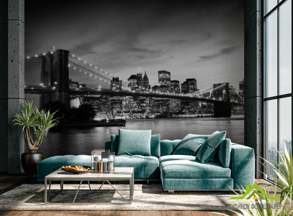 выбрать Фотошпалери Мост, ніч Каталог фотошпалер на стіну