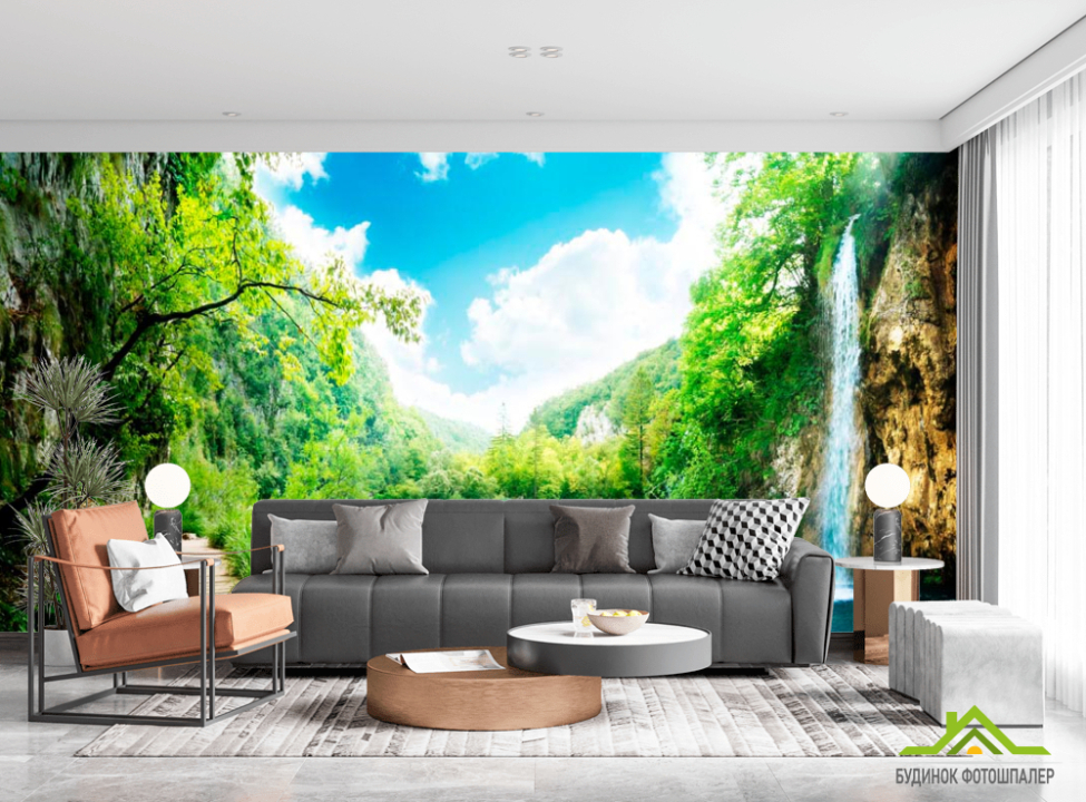 выбрать Фотошпалери Доріжка, гора, вода Каталог фотошпалер на стіну
