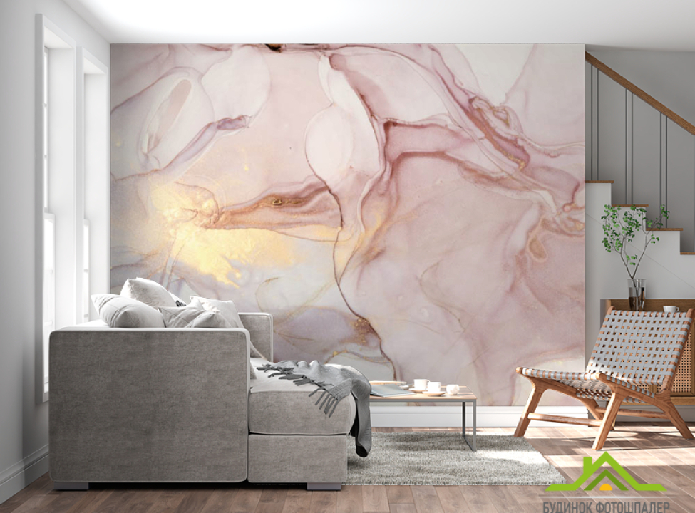 выбрать Фотообои Бледный fluid art в тонах Каталог фотообоев на стену