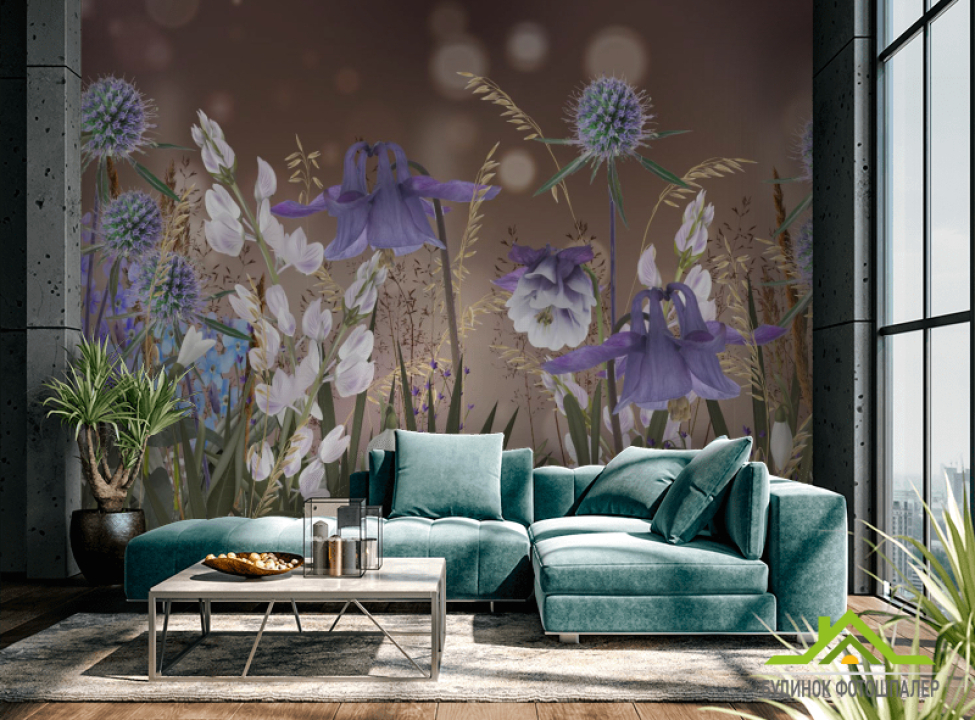 выбрать Шпалери Дизайнерські квіти Каталог фотошпалер на стіну