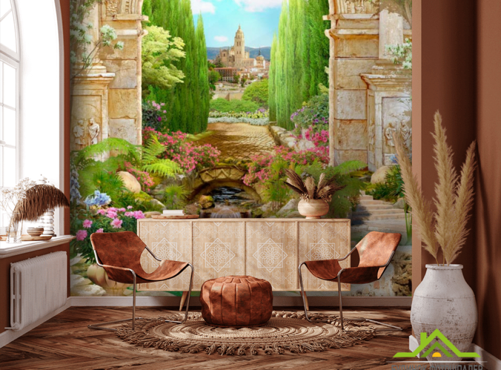 выбрать Фотообои Арка Каталог фотообоев на стену