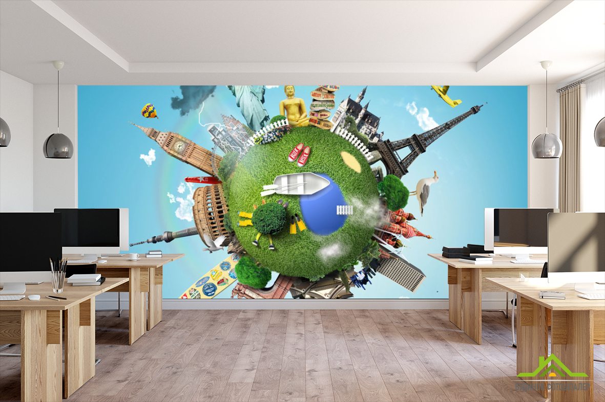 Фотообои Для кабинета географии