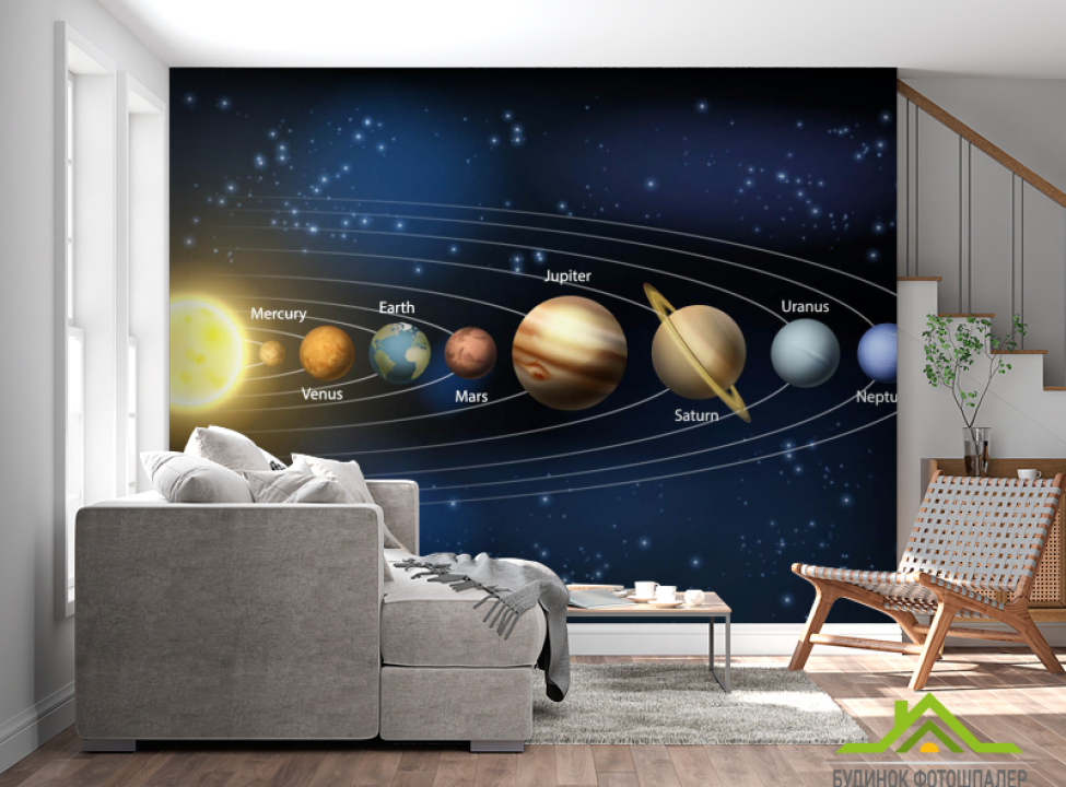выбрать Фотошпалери Планети в космосі Каталог фотошпалер на стіну