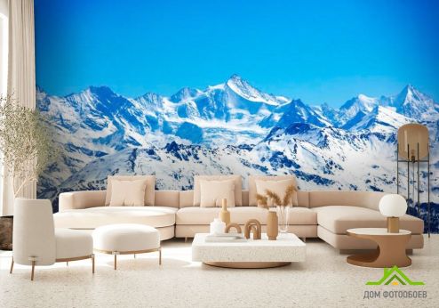 выбрать Фотообои Горы покрытые снегом Фотообои Природа на стену