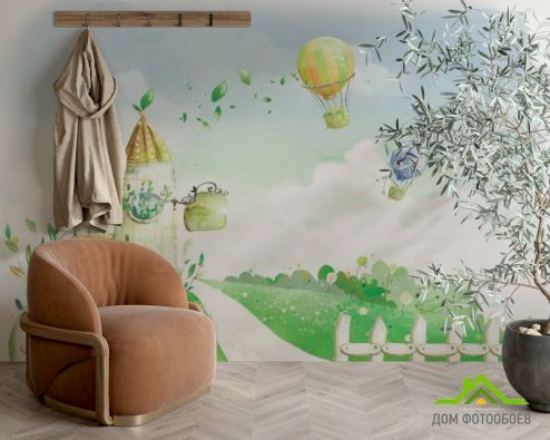 выбрать Фотообои Воздушные шары Фотообои Иллюстрации на стену
