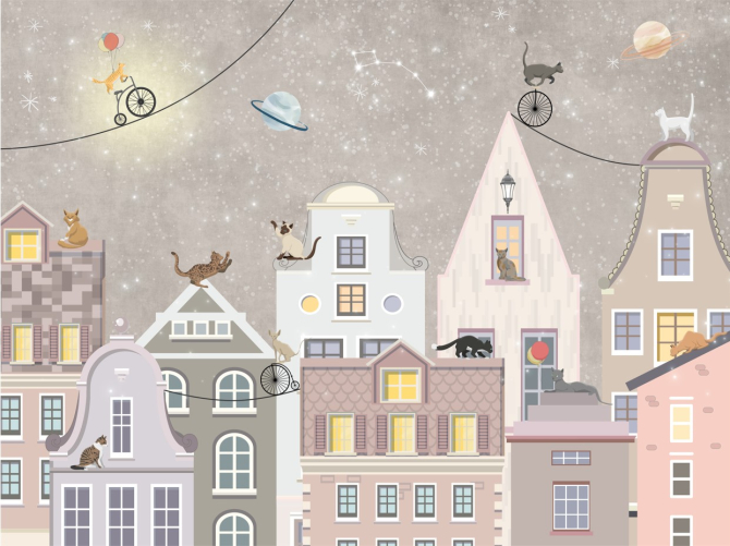 Фотошпалери будиночки