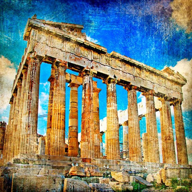 Фотообои Храм Афины , Греция