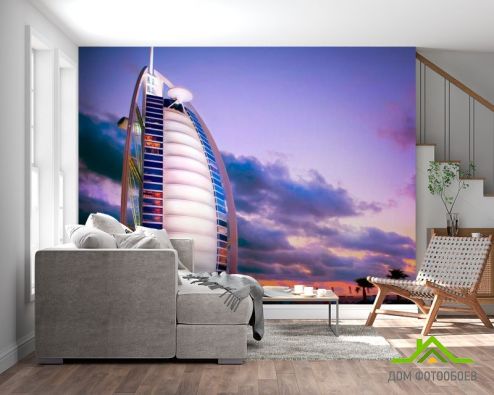 выбрать Фотообои Отель парус, Дубаи Фотообои Фотообои Архитектура: фото  на стену