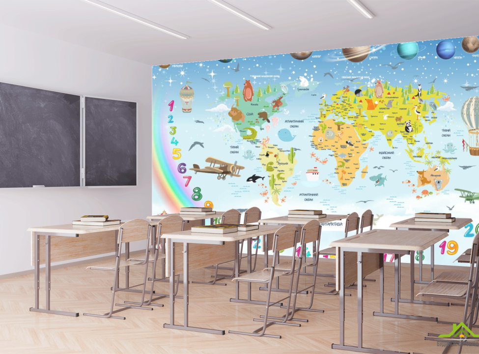 выбрать Фотошпалери Для початкових класів Каталог фотошпалер на стіну