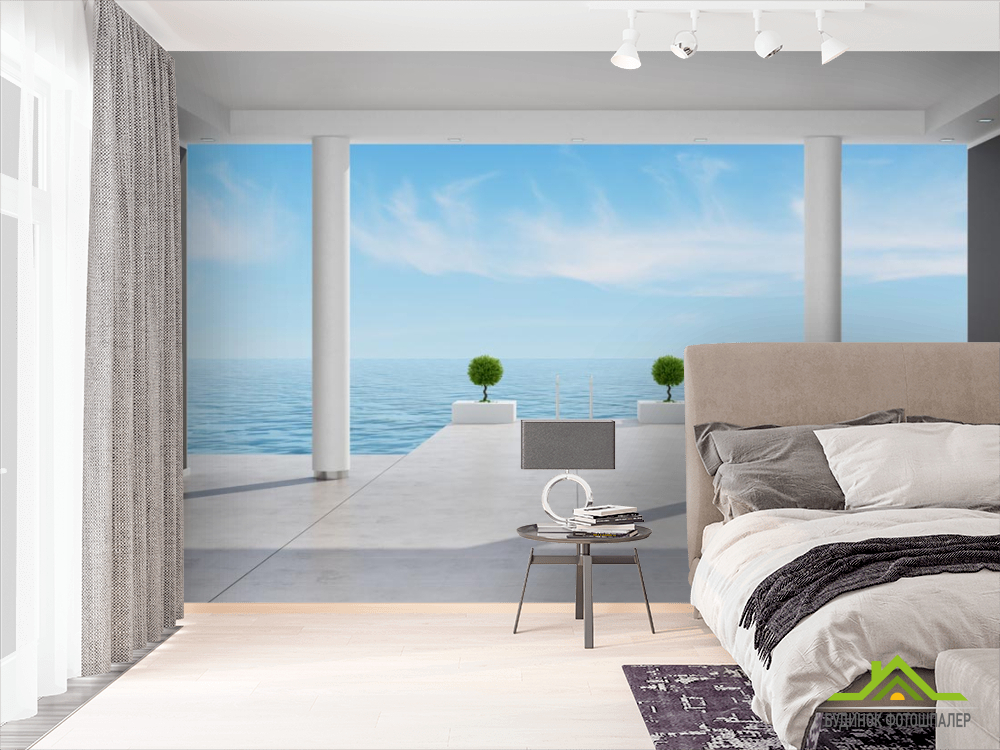 Фотошпалери Вид на море з номера