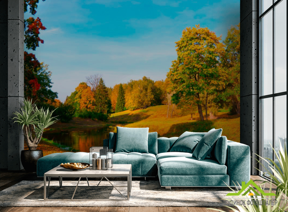 выбрать Фотообои Осенний вальс Каталог фотообоев на стену