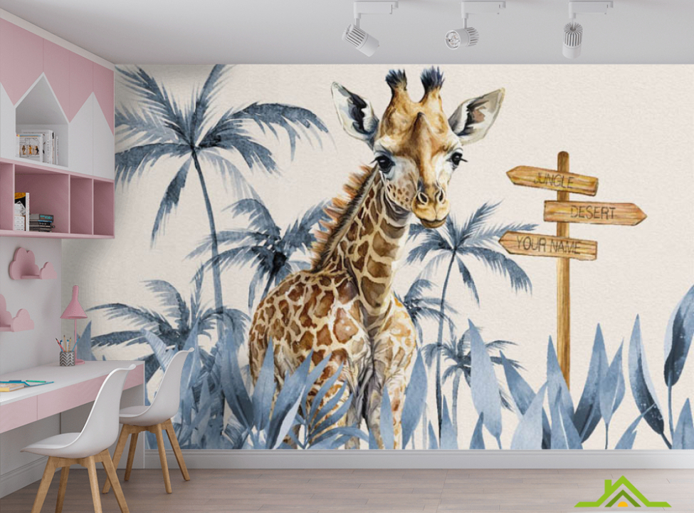 выбрать Фотошпалери Жирафик в тропіках Каталог фотошпалер на стіну