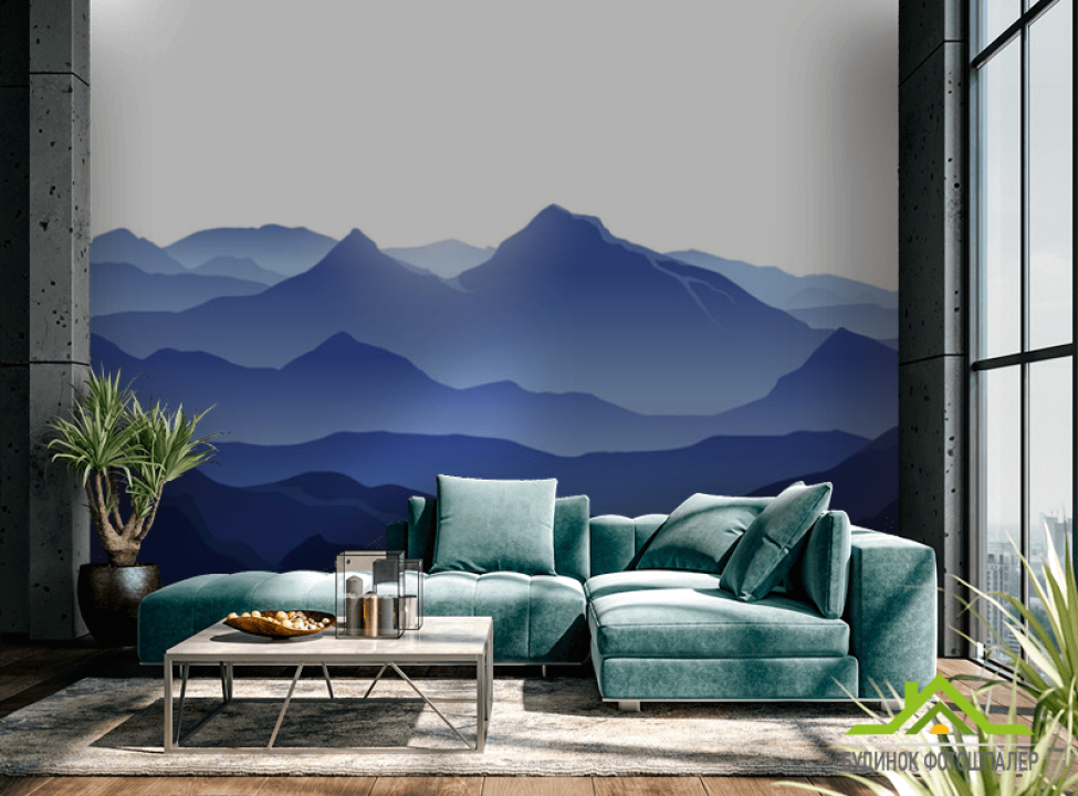 выбрать Фотошпалери сині гори Каталог фотошпалер на стіну