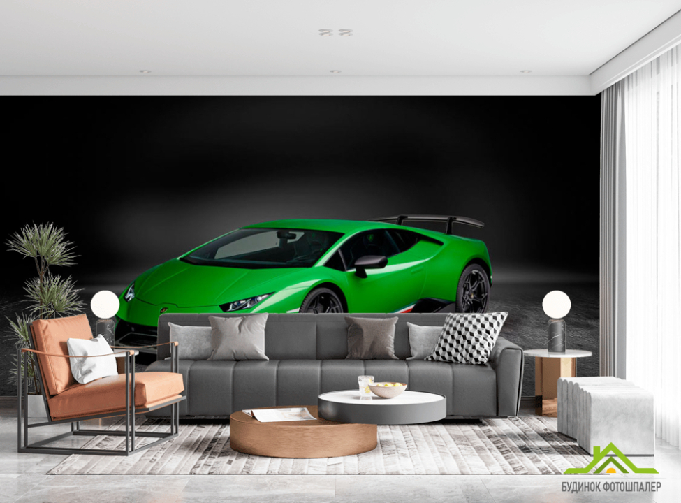 выбрать Фотообои Зеленая машина Каталог фотообоев на стену