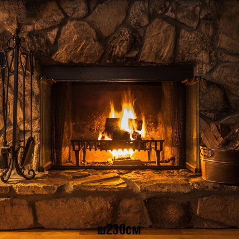  Фотошпалери Камін