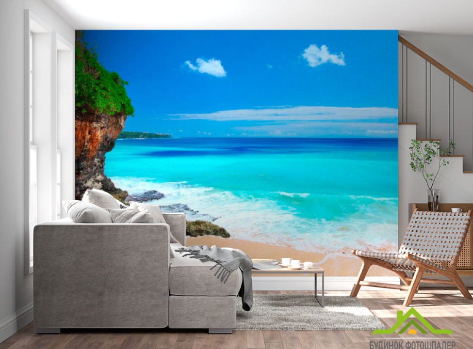 выбрать Фотообои Скала и море Каталог фотообоев на стену