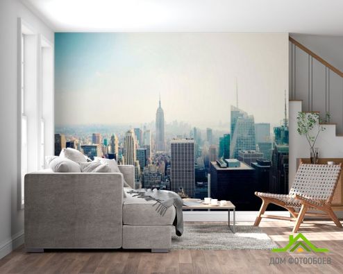 выбрать Фотообои New York высотки Фотообои Фотообои Города: горизонталная, горизонтальная ориентация на стену