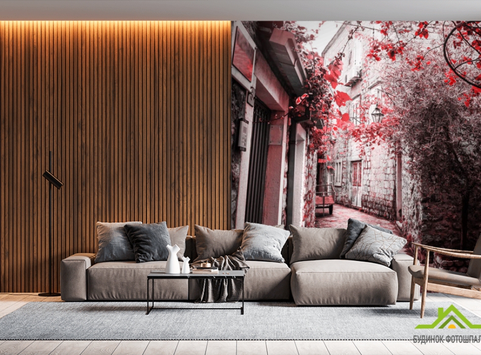 выбрать Фотошпалери Осіння вуличка Каталог фотошпалер на стіну