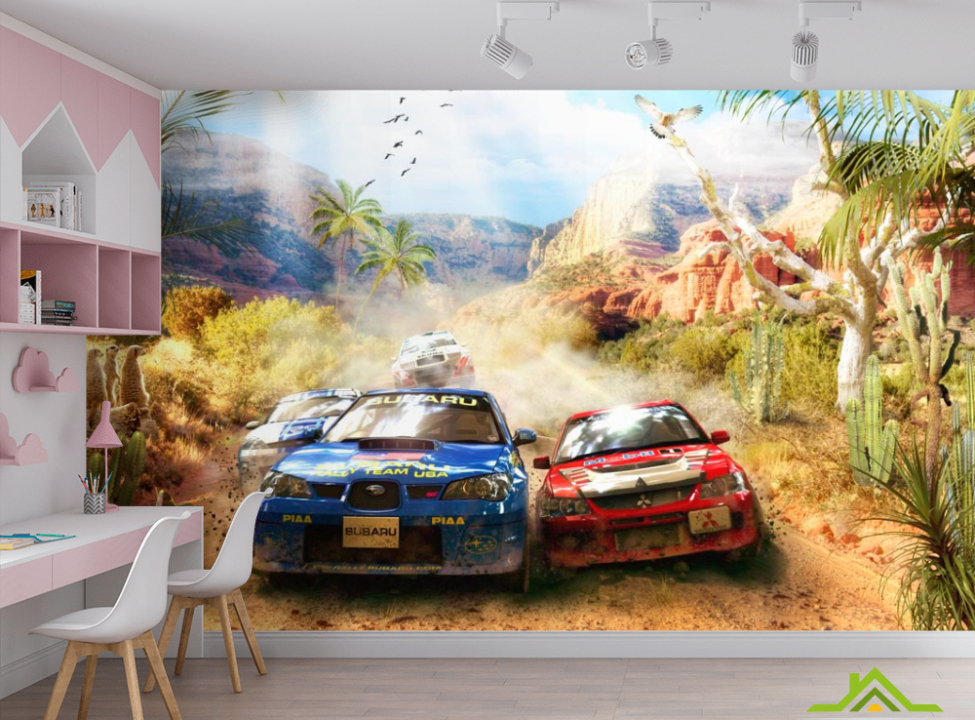 выбрать Фотообои Гоночные машины Фотообои для подростка на стену